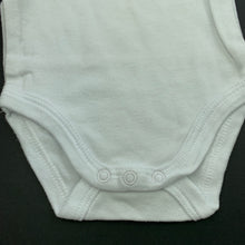 Load image into Gallery viewer, unisex Baby Berry, white cotton bodysuit / romper, GUC, size 000,  