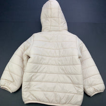 Load image into Gallery viewer, Girls Anko, beige hooded puffer jacket / coat, EUC, size 4,  