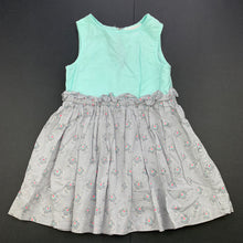 Load image into Gallery viewer, Girls Country Road, lightweight cotton summer dress, GUC, size 0, L: 41cm