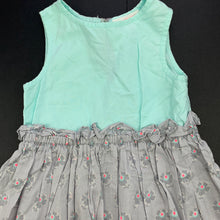 Load image into Gallery viewer, Girls Country Road, lightweight cotton summer dress, GUC, size 0, L: 41cm
