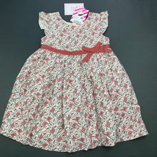 Load image into Gallery viewer, Girls Pumpkin Patch, cotton lined party dress, butterflies, NEW, size 0, L: 47cm
