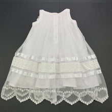 Load image into Gallery viewer, Girls Target, lined tulle &amp; broderie party dress, EUC, size 0, L: 49cm
