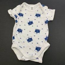 Load image into Gallery viewer, Boys Target, cotton bodysuit / romper, foxes, FUC, size 0000,  