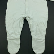 Load image into Gallery viewer, unisex white, cotton coverall / romper, EUC, size 00,  