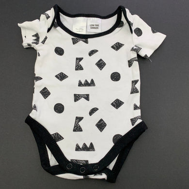 unisex Tiny Little Wonders, cotton bodysuit / romper, GUC, size 0000,  