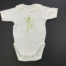 Load image into Gallery viewer, unisex Vert Baudet, cotton bodysuit / romper, tree, EUC, size 000,  