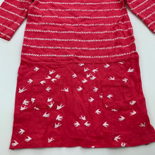 Load image into Gallery viewer, Girls Junior by DJs, pink &amp; white stretchy casual dress, FUC, size 2-3, L: 49cm