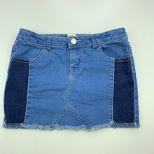 Load image into Gallery viewer, Girls Miss Understood, stretch denim skirt, adjustable, L: 28cm, GUC, size 10,  
