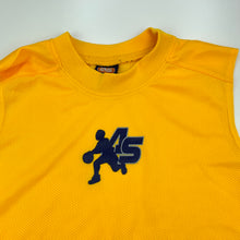 Load image into Gallery viewer, Boys Action Sports, yellow basketball style sports / activewear top, GUC, size 6,  