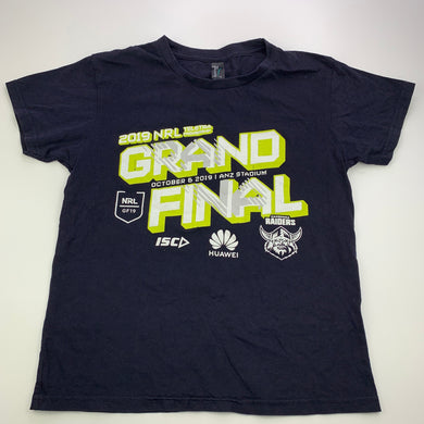unisex Sportage Australia, 2019 NRL Grand Final Raiders cotton t-shirt, GUC, size 14,  