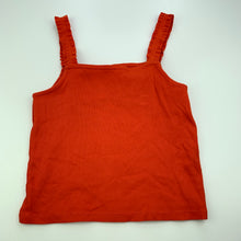 Load image into Gallery viewer, Girls Anko, orange ribbed stretchy summer top, EUC, size 12,  