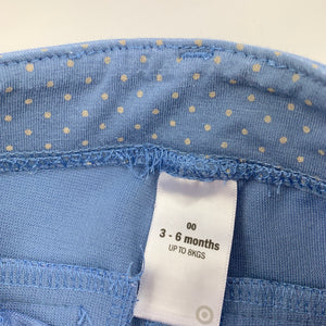 Girls Target, blue stretchy pants, elasticated, EUC, size 00,  