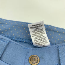Load image into Gallery viewer, Girls Target, blue stretchy pants, elasticated, EUC, size 00,  