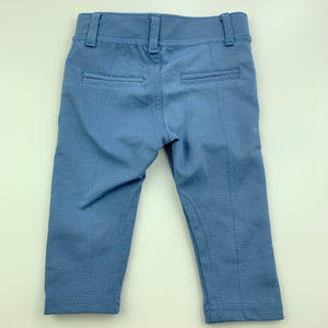 Girls Target, blue stretchy pants, elasticated, EUC, size 00,  