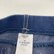 Load image into Gallery viewer, Girls Target, blue leggings / bottoms, elasticated, GUC, size 00,  