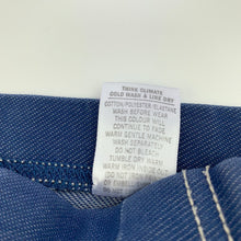 Load image into Gallery viewer, Girls Target, blue leggings / bottoms, elasticated, GUC, size 00,  