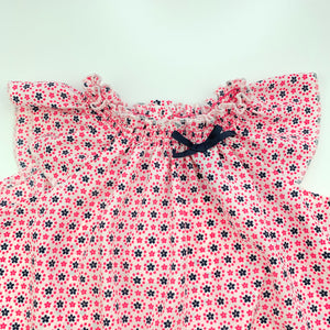 Girls Peter Morrissey, lightweight floral top, GUC, size 1,  