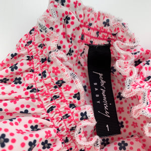Girls Peter Morrissey, lightweight floral top, GUC, size 1,  