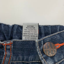 Load image into Gallery viewer, Boys Target, blue denim pants, adjustable, Inside leg: 26cm, GUC, size 1,  