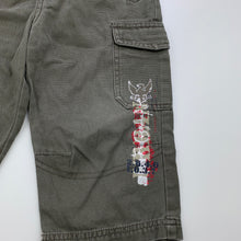 Load image into Gallery viewer, Boys Kids Stuff, khaki cotton cargo pants, elasticated, Inside leg: 26cm, FUC, size 1,  