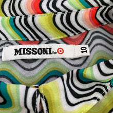 Load image into Gallery viewer, Girls Missoni, colourful sheer sleeveless blouse, GUC, size 10,  