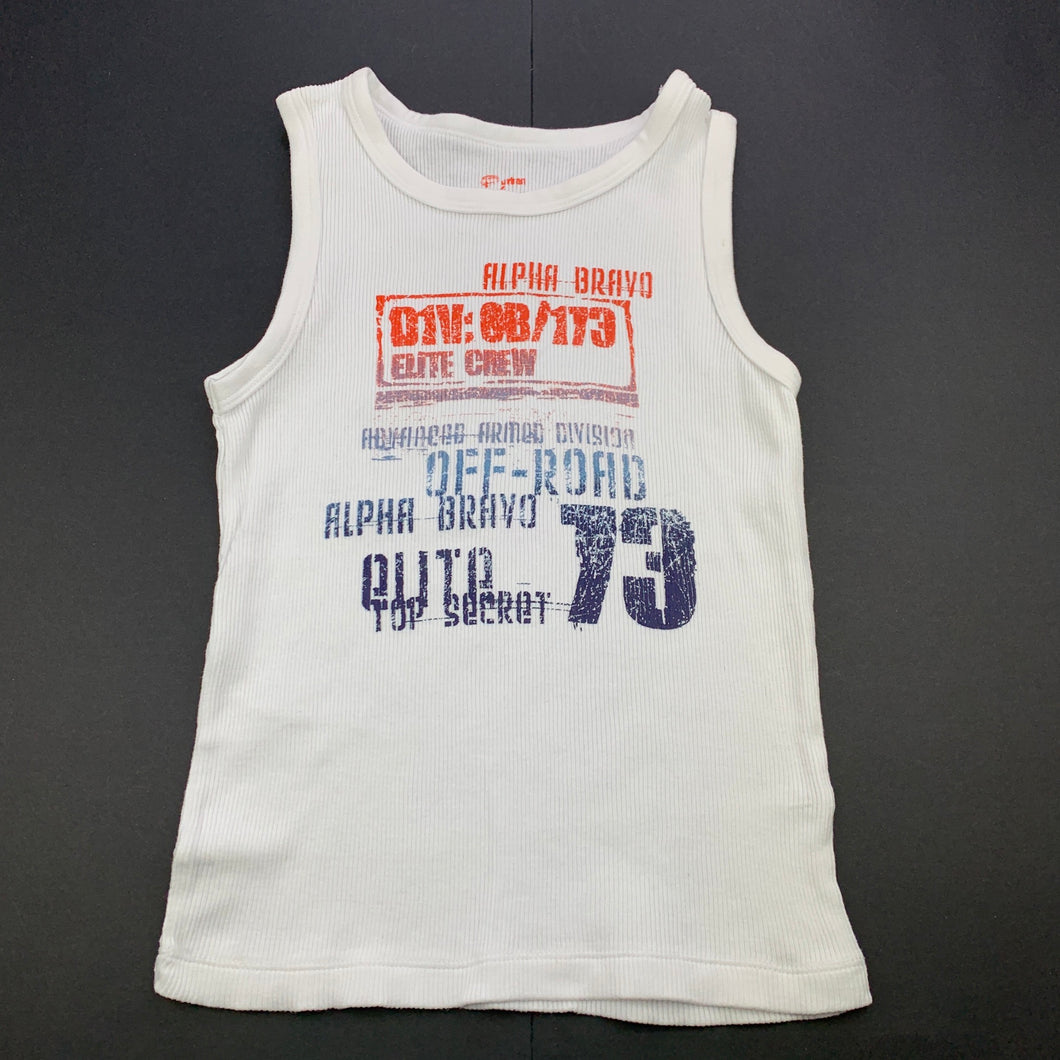 Boys Urban, ribbed singlet / tank top, FUC, size 6,  