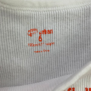 Boys Urban, ribbed singlet / tank top, FUC, size 6,  