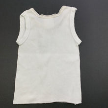 Load image into Gallery viewer, unisex Essentials, ribbed cotton singlet top, elephant, FUC, size 0000,  