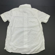 Load image into Gallery viewer, Boys Urban, white cotton short sleeve shirt, FUC, size 6,  