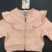 Load image into Gallery viewer, Girls Baby Berry, pink fleece lined zip up sweater, NEW, size 0000,  