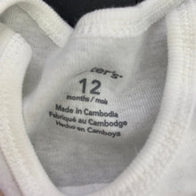 Load image into Gallery viewer, Boys Carters, cotton bodysuit / romper, detachable braces, EUC, size 12 months,  