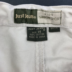 Girls Just Jeans, cotton cropped pants, W: 66cm, Inside leg: 35cm, FUC, size 14,  
