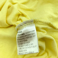 Load image into Gallery viewer, Girls Favourites, yellow organic cotton singlet top, FUC, size 2,  