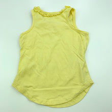 Load image into Gallery viewer, Girls Favourites, yellow organic cotton singlet top, FUC, size 2,  