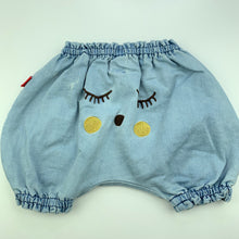 Load image into Gallery viewer, Girls Rock Your Baby, stretch denim shorts, elasticated, FUC, size 000,  