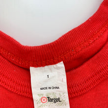 Load image into Gallery viewer, unisex Target, Bright Bots red cotton singlet / tank top, GUC, size 1,  
