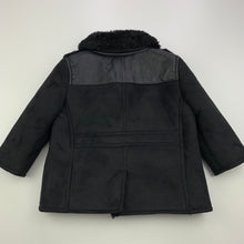 Load image into Gallery viewer, Boys Bardot Junior, fleece lined faux suede jacket / coat, NEW, size 00,  