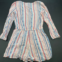 Load image into Gallery viewer, Girls Target, lightweight long sleeve playsuit, EUC, size 7,  