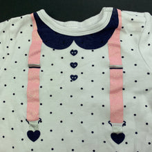 Load image into Gallery viewer, Girls Target, cotton bodysuit / romper, GUC, size 00,  