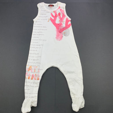 Girls Catimini, lightweight cotton romper, GUC, size 6 months,  