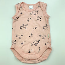 Load image into Gallery viewer, Girls Kids &amp; Co, pink organic cotton singletsuit / romper, GUC, size 000,  