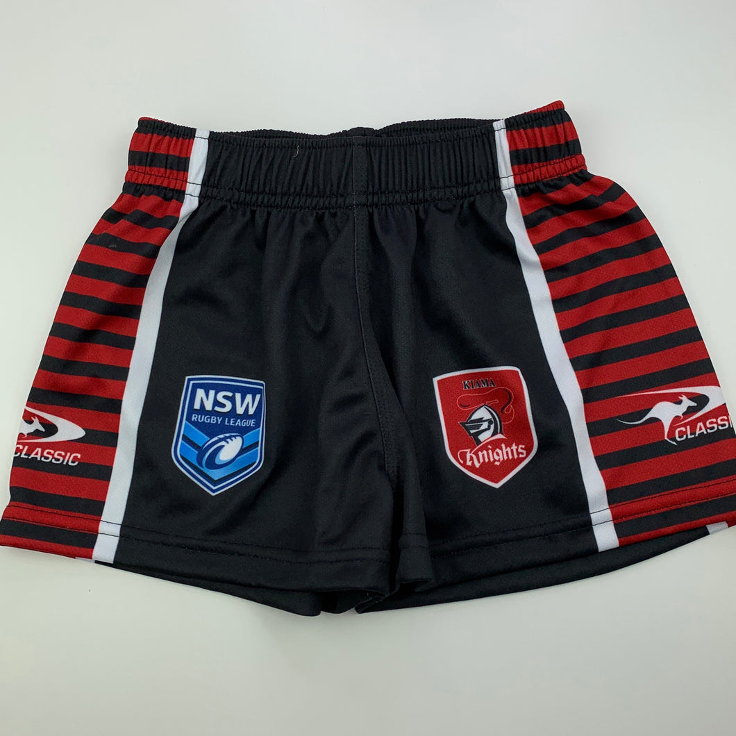 Boys Classic Sports, Rugby shorts, elasticated, EUC, size 8,  