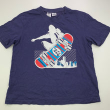 Load image into Gallery viewer, Boys Neon, navy cotton pyjama top, skate, GUC, size 10,  