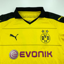 Load image into Gallery viewer, Boys Puma, Dry Cell Dortmund football top, Aubameyang, armpit to armpit: 47cm, FUC, size 14-16,  