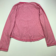 Load image into Gallery viewer, Girls Rivers, pink stripe long sleeve t-shirt / top, GUC, size 10,  
