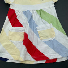 Load image into Gallery viewer, Girls Cotton On, cotton casual dress, size label removed, armpit to armpit: 20.5cm, GUC, size 000, L: 36cm