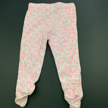 Load image into Gallery viewer, Girls Baby Berry, cotton footed leggings / bottoms, EUC, size 0,  