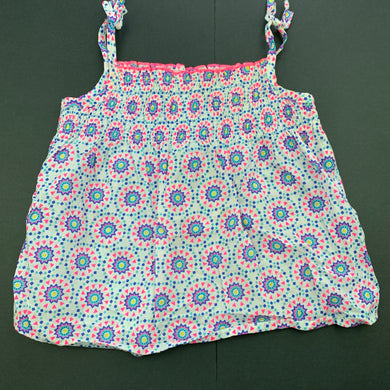 Girls Target, lightweight cotton summer top, FUC, size 1,  