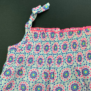 Girls Target, lightweight cotton summer top, FUC, size 1,  