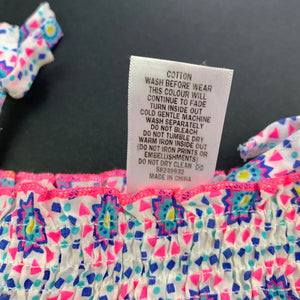 Girls Target, lightweight cotton summer top, FUC, size 1,  